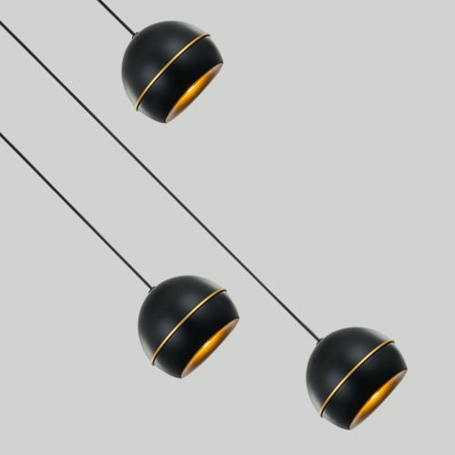 Подвесной светильник MD21001034-3A black/gold фото 3 Подвесной светильник MD21001034-3A black/gold фото 3