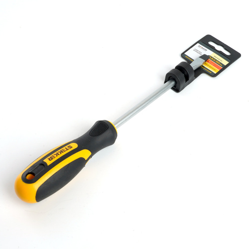 Отвертка шлицевая STEKKER SL 8.0 х 150 мм Cr-V, SDM-SL80-150 фото 7