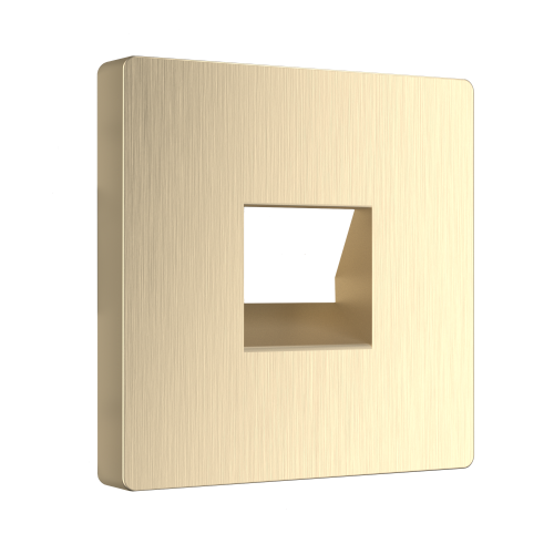 Накладка для телефонной розетки RJ11 (шампань рифленый) W1192010 фото 2 Накладка для телефонной розетки RJ11 (шампань рифленый) W1192010 фото 2