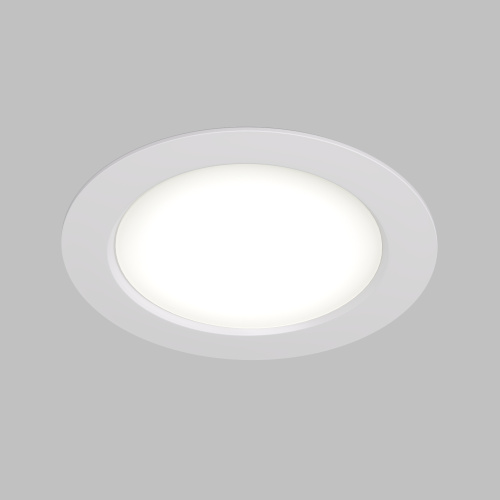 DK3049-WH Встраиваемый светильник, IP 20, 7Вт, LED, белый, пластик