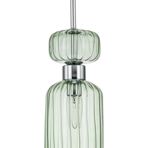 Подвесной светильник Escada 1141/1S E14*60W Chrome/Green фото 5 Подвесной светильник Escada 1141/1S E14*60W Chrome/Green фото 5