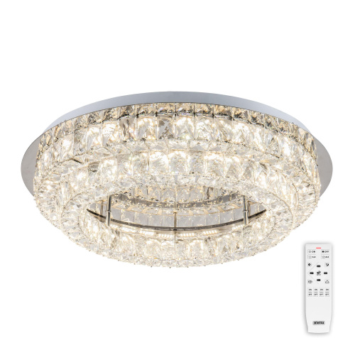 Eletto Olimpia EL330C80.1 LED Люстра хрустальная с пультом Хром Eletto Olimpia EL330C80.1 LED Люстра хрустальная с пультом Хром
