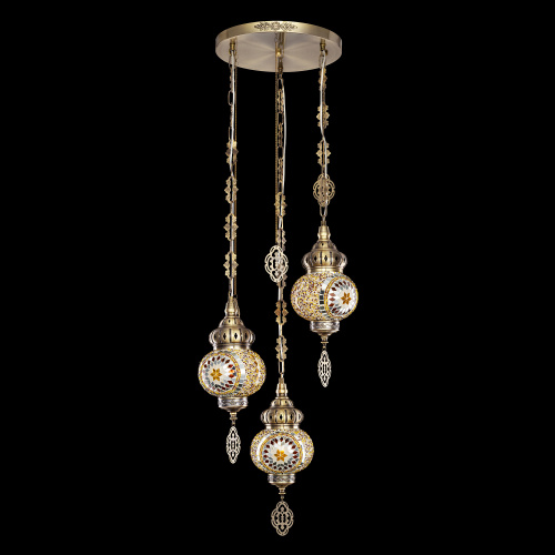 Citilux Каир CL419135 Подвесной светильник Мозаика Янтарь фото 2 Citilux Каир CL419135 Подвесной светильник Мозаика Янтарь фото 2