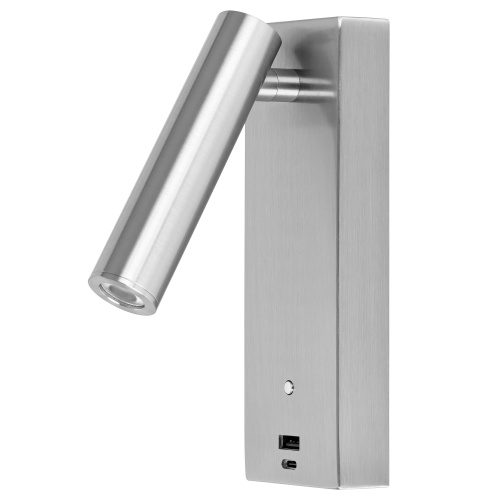 Citilux Декарт CL704432 LED USB Светильник с выключателем Матовый Хром фото 3 Citilux Декарт CL704432 LED USB Светильник с выключателем Матовый Хром фото 3