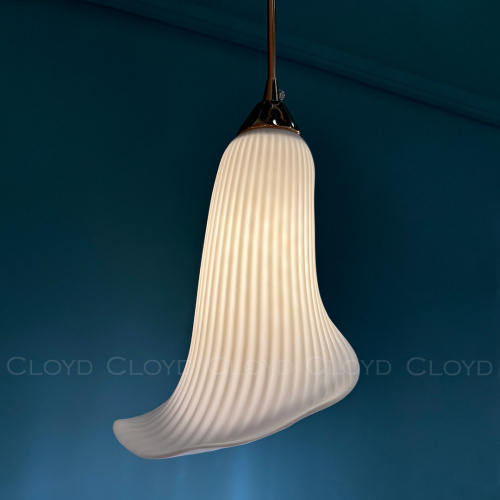 Подвесной светильник Cloyd OSANNA P1 / Ø13 см - керамика - белый (арт.11887) фото 2