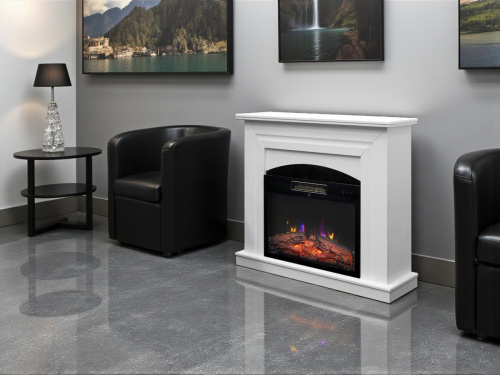 Каминокомплект MONZA/МАЛИБУ Лофт Оникс с очагом Электроочаг KENDAL/КЕНДАЛ 24 фото 6