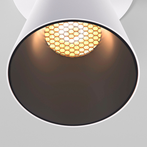 Светильник встраиваемый поворотный с антибликовой решеткой Bell 8W 3000K белый 25097/LED фото 5