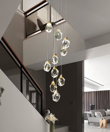 Подвесной светильник 9701P/10R brass фото 2