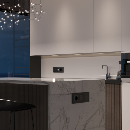 Умный сенсорный выключатель одноклавишный (черный) W4513008 фото 4 Умный сенсорный выключатель одноклавишный (черный) W4513008 фото 4