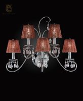 IDL 301/5A Chrome, BrownApple Swarovski Crystal