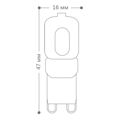 Лампа светодиодная Feron LB-430 G9 5W 230V 4000K фото 2