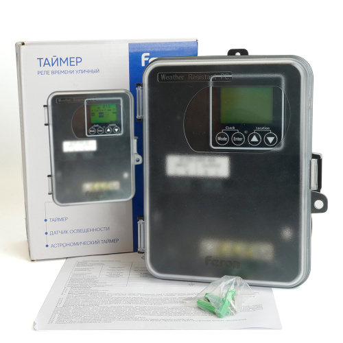 Таймер (реле времени) Feron TM100 9200W однозонный фото 8