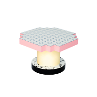 Журнальный стол Supercoffeetable Blue Grid