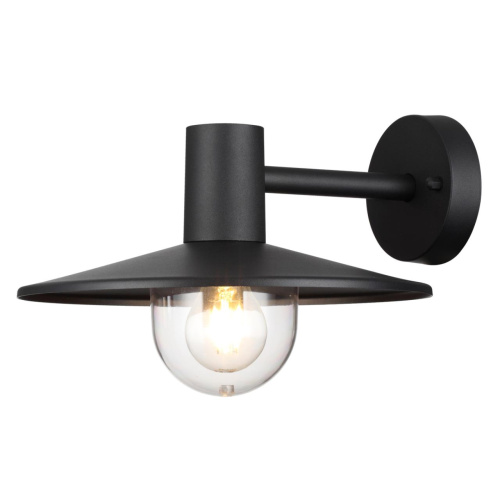 4833/1W NATURE ODL21 711 черный/стекло Ландшафтный настенный светильник E27 1*40W IP44 FURCADIA 4833/1W NATURE ODL21 711 черный/стекло Ландшафтный настенный светильник E27 1*40W IP44 FURCADIA