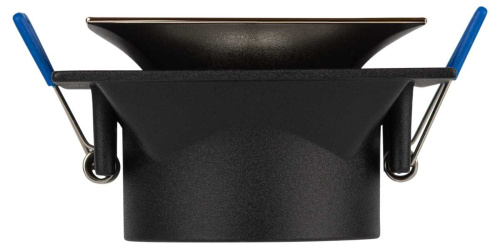 Светильник встраиваемый декоративный ЭРА KL102 BK/GD под лампу MR16 GU5.3 черный/золото Б0056358 фото 5