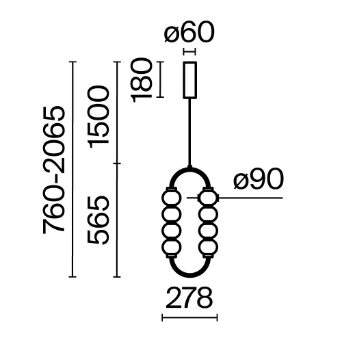 Подвесной светильник Maytoni MOD555PL-L11G3K фото 5