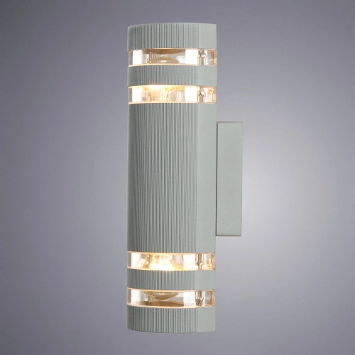 Уличный настенный светильник Arte Lamp METRO GREY A8162AL-2GY фото 2
