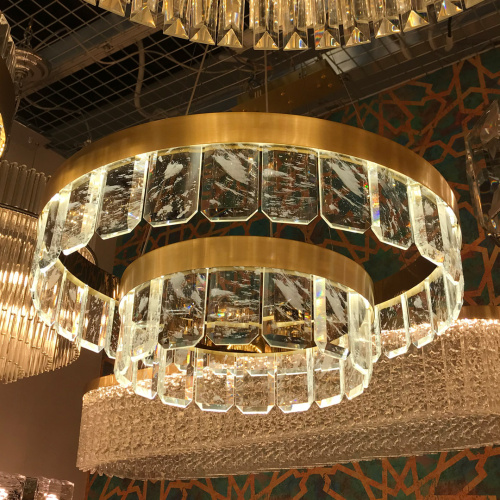 Люстра Cloyd STRAVINSKY-A C2 / Ø58 см - трос - латунь (арт.10752)