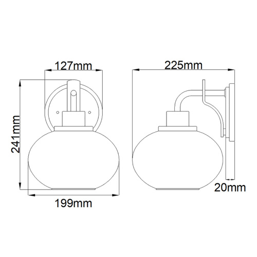 Бра Quoizel, Арт. QZ-TRILOGY1-BN фото 8