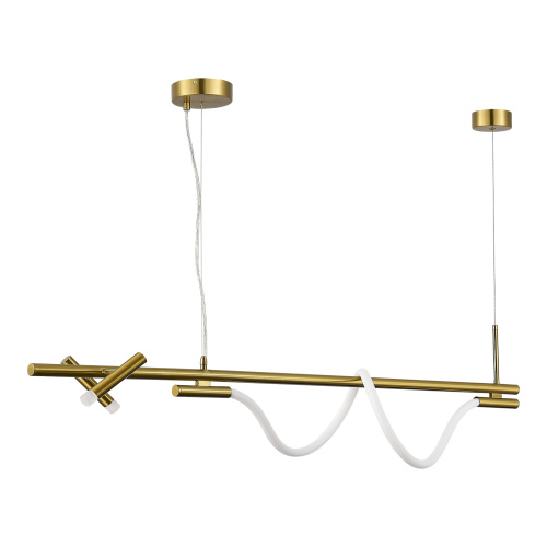 SL6118.303.03 Светильник подвесной ST-Luce Латунь/Латунь LED 2+1*3+11W 4000K MARLOW фото 4