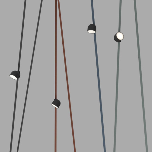 DK5542-BK Поворотный светильник для трека-ремня Belty, серия Spot, со светодиодом, D100*H107мм, 48V DC, 12W, RA90, 120°, 4000K, IP20, черный, алюминий фото 5