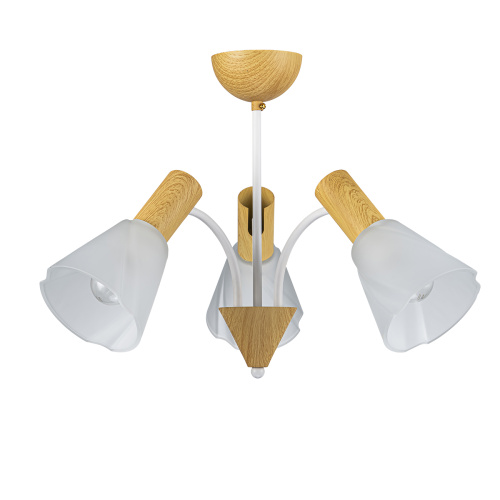 Светильник на штанге Escada 1131/3P E14*40W White/Wood фото 5 Светильник на штанге Escada 1131/3P E14*40W White/Wood фото 5