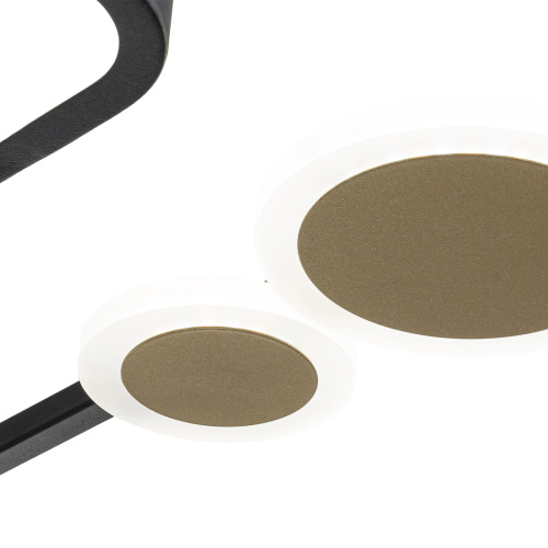Потолочный светильник Escada 10225/SG LED*75W Black/Gold фото 4 Потолочный светильник Escada 10225/SG LED*75W Black/Gold фото 4