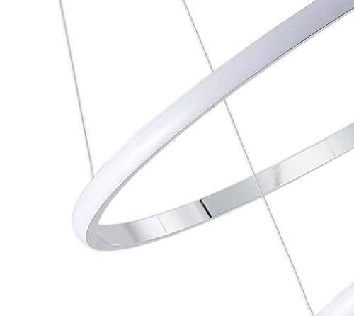 Люстра подвесная светодиодная хром LED 63Вт D40+60см Zortes RINGOLIGHT ZRS.33322.63C фото 7 Люстра подвесная светодиодная хром LED 63Вт D40+60см Zortes RINGOLIGHT ZRS.33322.63C фото 7
