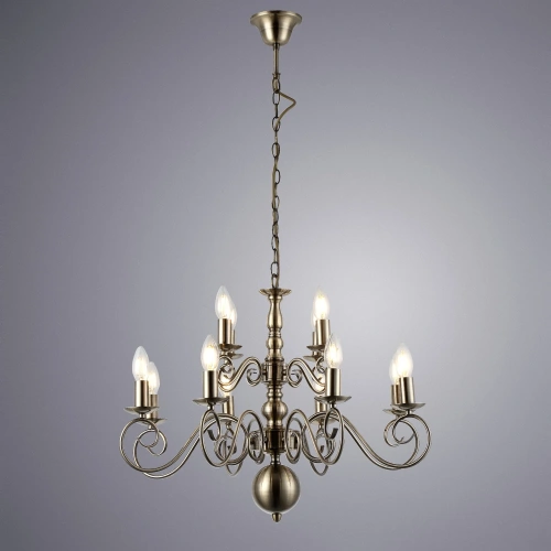 Подвесная люстра Arte Lamp ISABEL A1129LM-12AB фото 2