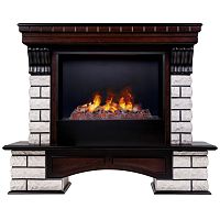 Электрокамин RealFlame Country Rock 26 AO античный дуб с очагом 3D Cassette 630