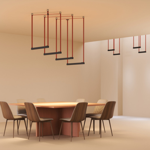 DK5670-BK Cветильник для трека-ремня Belty Smart, серия Grill, со светодиодом, L323*W40*H45мм, 48V DC, 12W, RA90, 24°, 2700-6000K, IP20, черный, алюминий фото 3