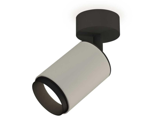 Комплект накладного светильника Ambrella light Techno Spot XM6314021 SGR/SBK/PBK серый песок/черный песок/черный полированный (A2210, C6314, N6121)