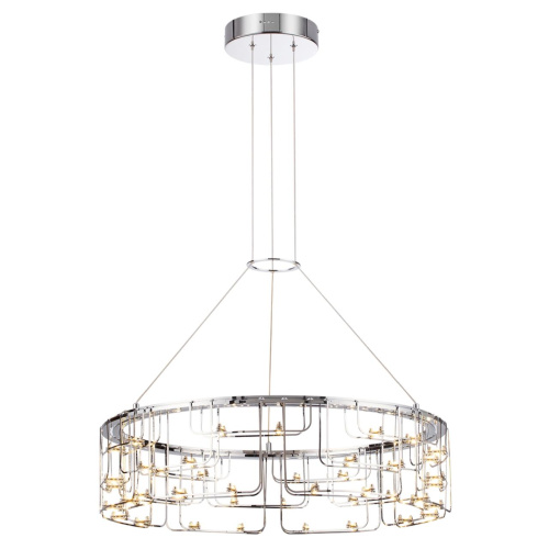 7059/44L HIGHTECH ODL26 287 Подвесной светильник нерж/сталь хром IP20 LED 44W 3960Лм 3000K 220V ZAHA фото 3 7059/44L HIGHTECH ODL26 287 Подвесной светильник нерж/сталь хром IP20 LED 44W 3960Лм 3000K 220V ZAHA фото 3