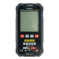 MTM HT125B Мультиметр цифровой, 4000 отсчетов, 2 батареи тип ААА 1,5В, автоматический, черный