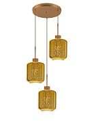 Подвесной светильник Lumina Deco Alacosmo LDP 6811-3 RD GD