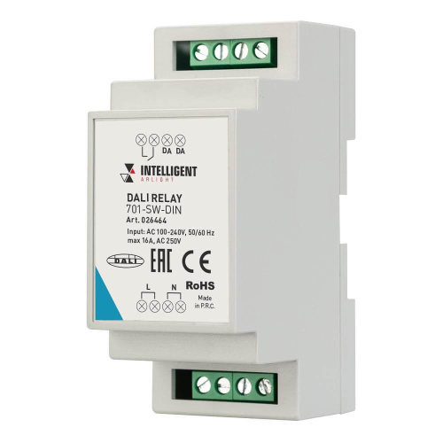 Релейный модуль Arlight Dali-701-SW-DIN 026464 Релейный модуль Arlight Dali-701-SW-DIN 026464
