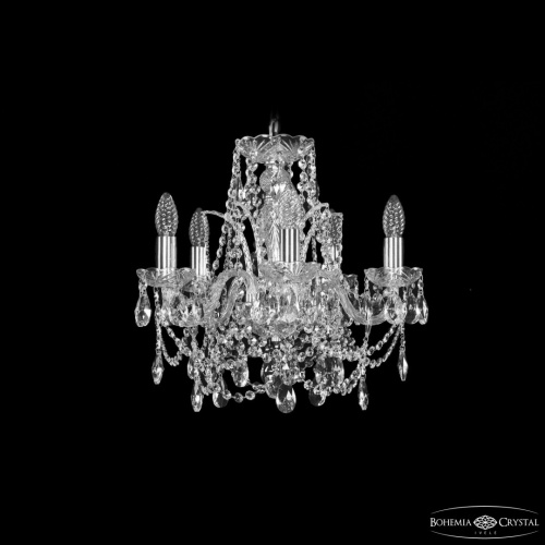 Люстра хрустальная 1411/5/141 Ni Bohemia Ivele Crystal (Богемия Ивеле Кристалл)
