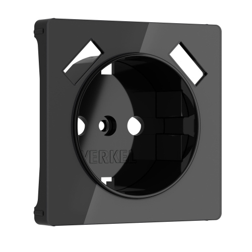 Накладка для розетки USB (черный акрил) W1179548 Накладка для розетки USB (черный акрил) W1179548