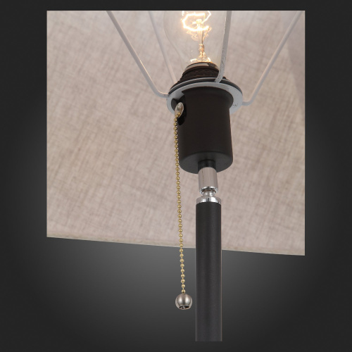 SLE302.415.01 Торшер ST-Luce Черный, Коричневый/Бежевый E27 1*40W MENOLA фото 6