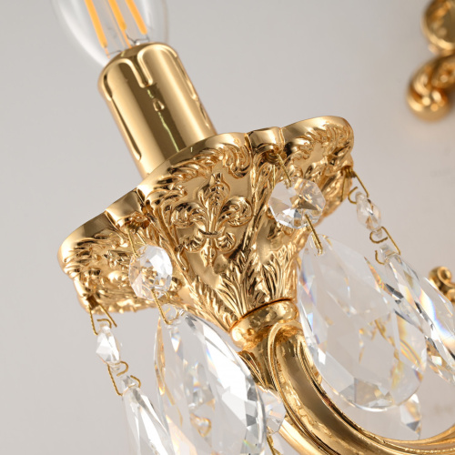 Бра с хрустальными подвесками AL7801B14/2/175 A G Bohemia Ivele Crystal (Богемия Ивеле Кристалл) фото 7