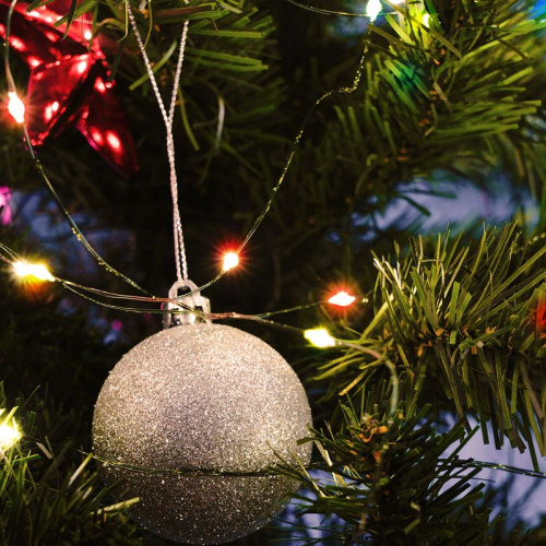 Светодиодная гирлянда Feron CL583 линейная Роса (на проволоке) мультиколор c питанием от сети 220V 20м + сетевой шнур 1,5м фото 4