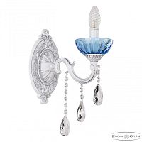 Бра с хрустальными подвесками AL7801B10/1/175 B WMN P Aquamarine/M-1H Bohemia Ivele Crystal (Богемия Ивеле Кристалл)