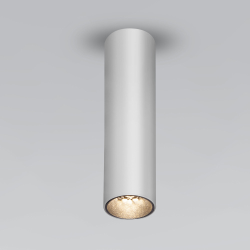 Накладной светодиодный светильник с антибликовой решеткой Pika 25031/LED 6W 4200K серебро