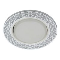 Точечный светильник ЭРА с подсветкой DK LD37 WH/WH Б0037384