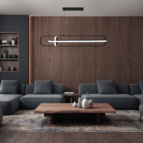 Подвесной светильник Escada 10255/3 LED*65W Black фото 2