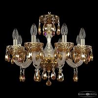 Люстра хрустальная 5417/8/165 G Amber/M-1F K777 Bohemia Ivele Crystal (Богемия Ивеле Кристалл)