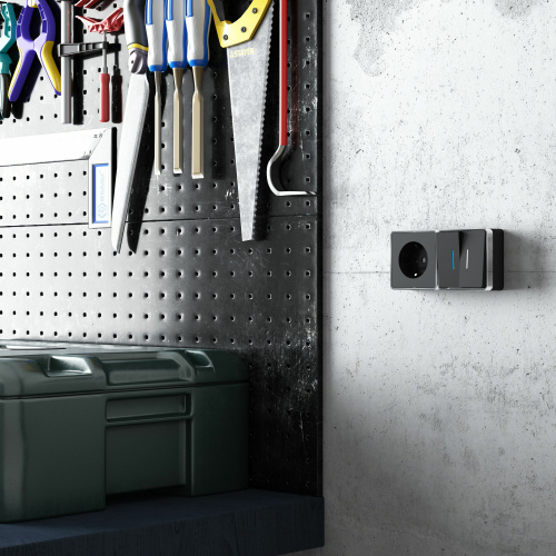 Розетка с заземлением Gallant черный/хром W5071035 фото 3 Розетка с заземлением Gallant черный/хром W5071035 фото 3