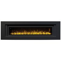 Электрокамин RealFlame Stockholm 60 BLM черный с очагом Manhattan 1560