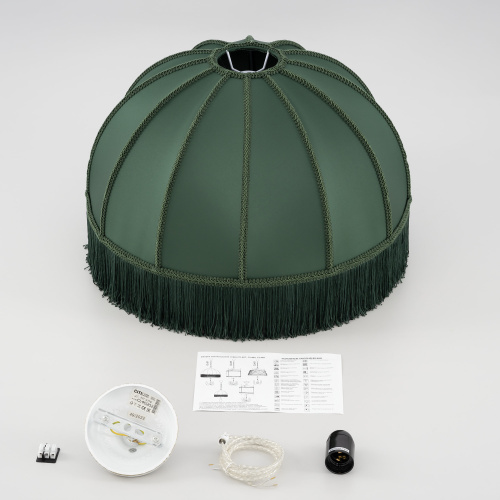 Citilux Базель CL407022 Подвесной светильник патина с зелёным абажуром фото 9 Citilux Базель CL407022 Подвесной светильник патина с зелёным абажуром фото 9