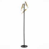 SL1236.405.03 Торшер ST-Luce Черный/Коньячный, Золотистый G9 3*5W ECLIP